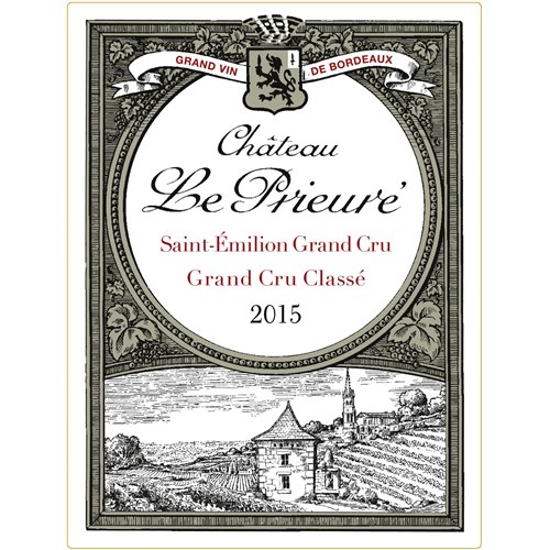 Château Le Prieuré 2015 - Saint-Emilion Grand Cru 4df5d4d9d819b397555d03cedf085f48 