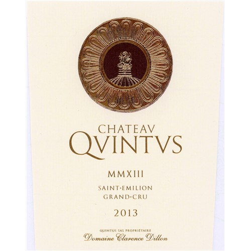 Château Quintus - Saint-Emilion Grand Cru 2013