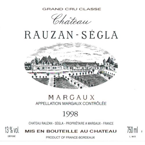 Château Rauzan Ségla - Margaux 1998 4df5d4d9d819b397555d03cedf085f48 