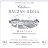 Château Rauzan Ségla - Margaux 2000