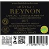 Château Reynon rouge - Cadillac-Côtes de Bordeaux 2017