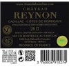 Château Reynon rouge - Cadillac-Côtes de Bordeaux 2017