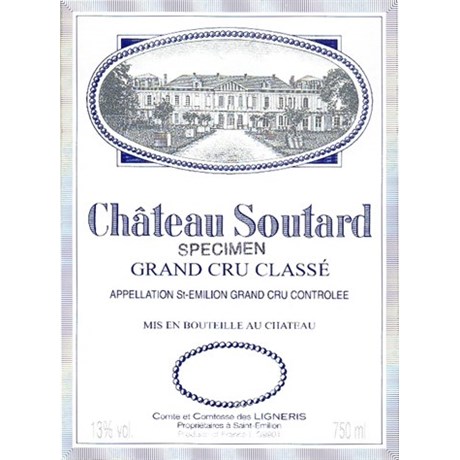 Château Soutard - Saint-Emilion Grand Cru 2015 6b11bd6ba9341f0271941e7df664d056 