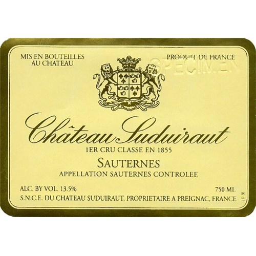 Château Suduiraut - Sauternes 2017
