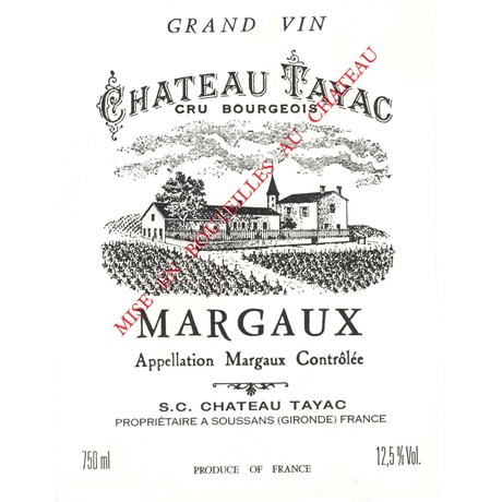 Château Tayac - Margaux 2013