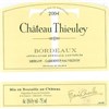 Château Thieuley rouge - Bordeaux 2016