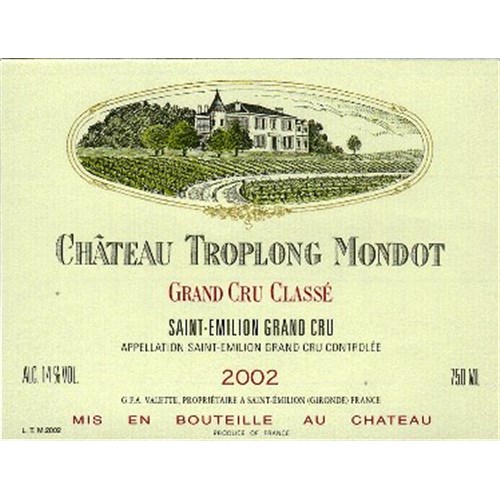 Château Troplong Mondot 2002 - Saint-Emilion Grand Cru 4df5d4d9d819b397555d03cedf085f48 