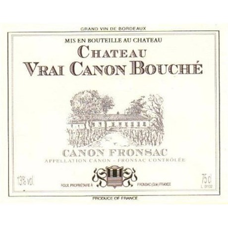Château Vrai Canon Bouche - Canon-Fronsac 2015