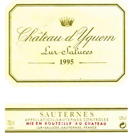 Château d'Yquem - Sauternes 1995
