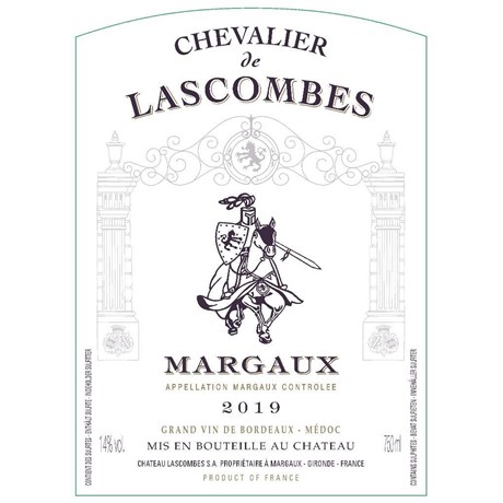 Chevalier de Lascombes - Margaux 2019