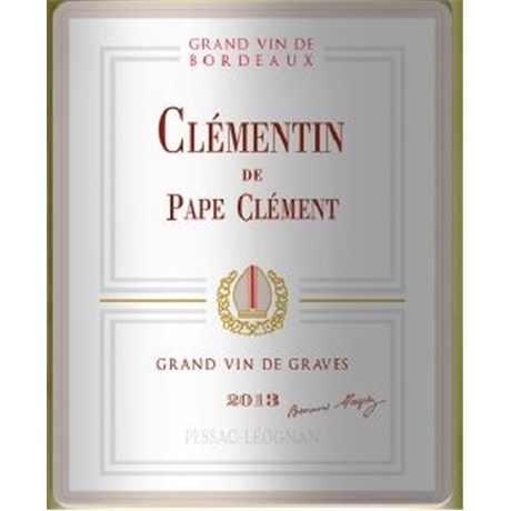 Clémentin de Pape Clément Blanc - Pessac-Léognan 2018