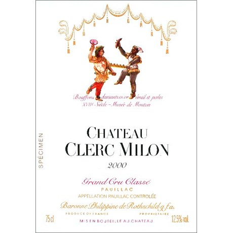 Clerc Milon - Pauillac 2000