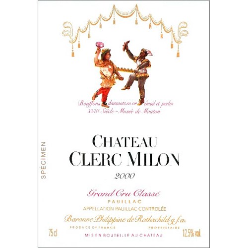 Clerc Milon - Pauillac 2000