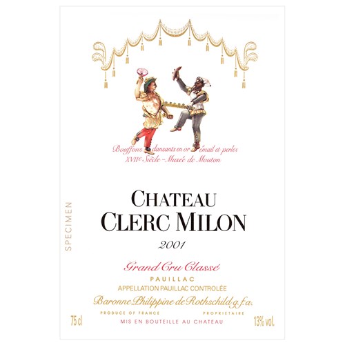 Clerc Milon - Pauillac 2001