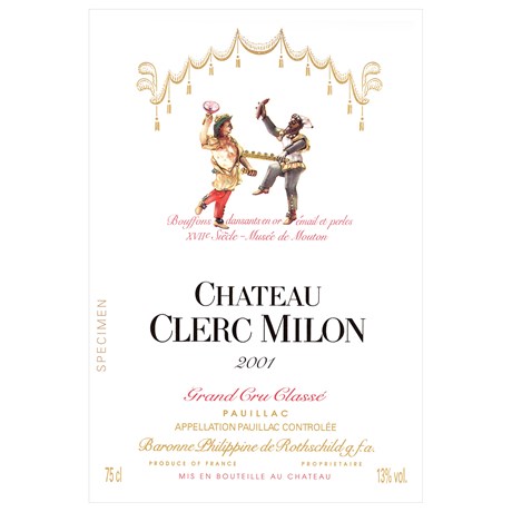 Clerc Milon - Pauillac 2001