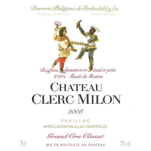 Clerc Milon - Pauillac 2008