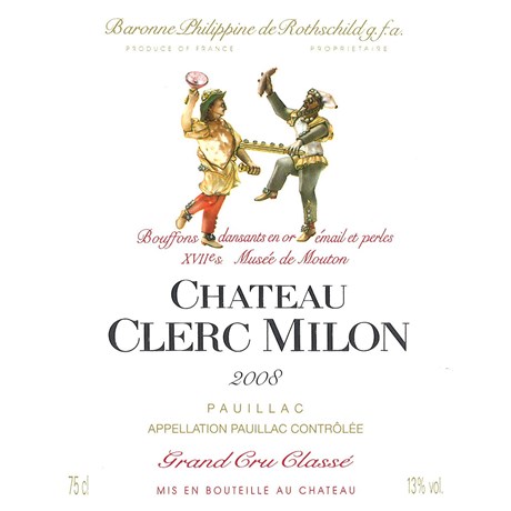 Clerc Milon - Pauillac 2008