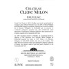 Clerc Milon - Pauillac 2021