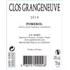 Clos Grangeneuve - Pomerol 2014
