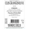 Clos Grangeneuve - Pomerol 2016