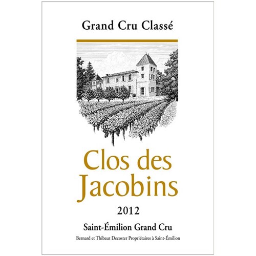 Clos des Jacobins - Saint-Emilion Grand Cru 2012