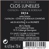 Clos Lunelles - Castillon-Côtes de Bordeaux 2016