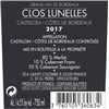 Clos Lunelles - Castillon-Côtes de Bordeaux 2017 4df5d4d9d819b397555d03cedf085f48 