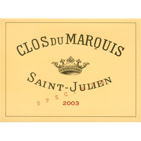 Clos du Marquis - Saint-Julien 2003