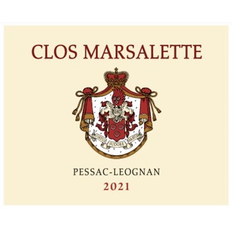 Clos Marsalette Rouge - Pessac-Léognan 2021