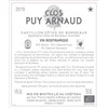 Clos Puy Arnaud (BIO-ORGANIC) - Castillon-Côtes de Bordeaux 2019