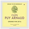 Clos Puy Arnaud - Castillon-Côtes de Bordeaux 2016