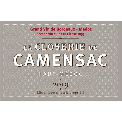 Closerie de Camensac - Château Camensac - Haut-Médoc 2019 4df5d4d9d819b397555d03cedf085f48 