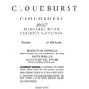 Cloudburst - Cabernet Sauvignon - Margaret River 2017