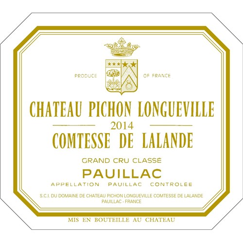 Comtesse de Lalande - Castle Pichon Longueville - Pauillac 2014 