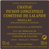 Comtesse de Lalande - Château Pichon Longueville - Pauillac 2014