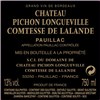 Comtesse de Lalande - Château Pichon Longueville - Pauillac 2017 6b11bd6ba9341f0271941e7df664d056 