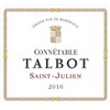 Connetable de Talbot - Château Talbot - Saint-Julien 2016