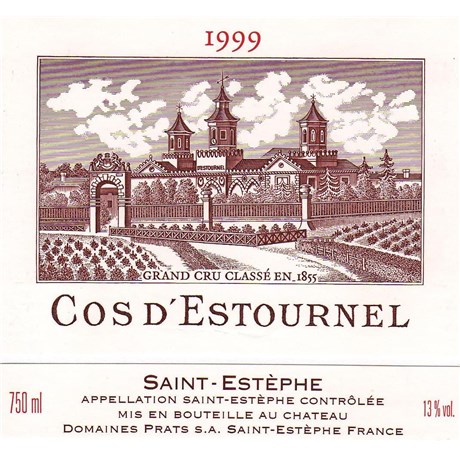 Cos d'Estournel - Saint-Estèphe 1999 b5952cb1c3ab96cb3c8c63cfb3dccaca 