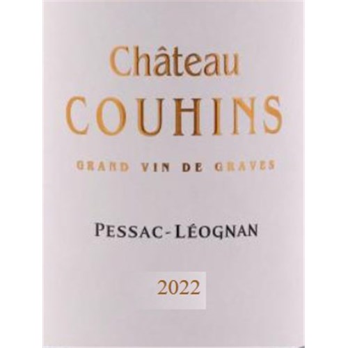 Couhins - Pessac-Léognan 2022