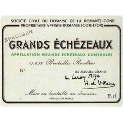 DRC - Grands Echezeaux - Grands Echezeaux 2015