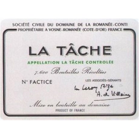 DRC - La Tâche - La Tâche 2004