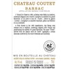 Demi-Bouteille - Château Coutet - Barsac 2018