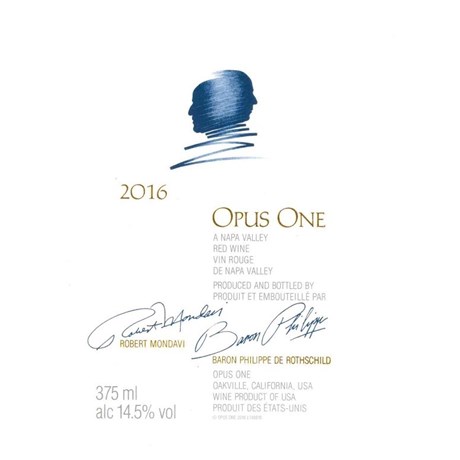 Demi-bouteille Opus One - Napa Valley 2016