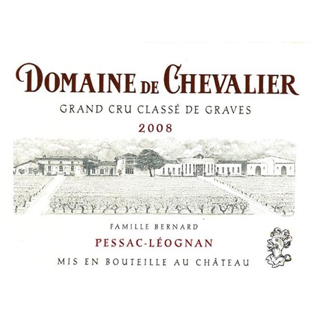 Domaine de Chevalier rouge - Pessac-Léognan 2008