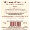 Domaine de Chevalier rouge - Pessac-Léognan 2019