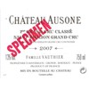 Double Magnum Ausone Castle - Saint-Emilion Grand Cru 2007 