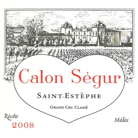 Double Magnum Château Calon Ségur - Saint-Estèphe 2008