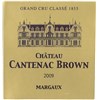 Double Magnum Château Cantenac Brown - Margaux 2009