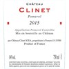 Double Magnum Château Clinet - Pomerol 2015