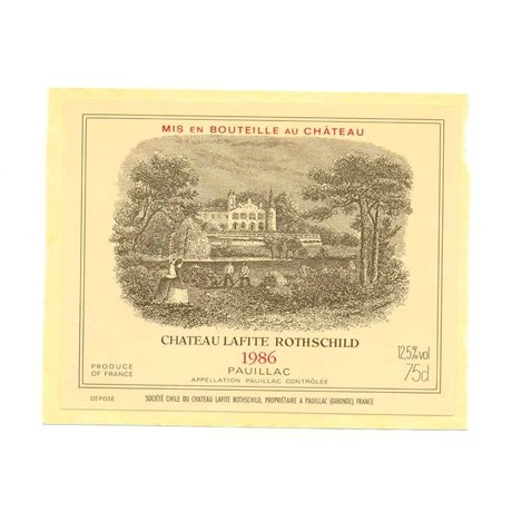 Double Magnum Château Lafite Rothschild - Pauillac 1986 6b11bd6ba9341f0271941e7df664d056 